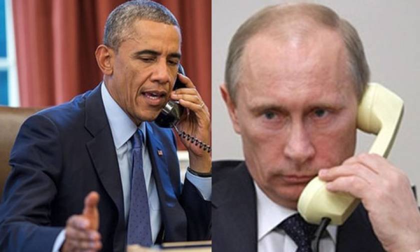 Τηλεφωνική επικοινωνία Πούτιν και Ομπάμα για παύση των εχθροπραξιών στην Συρία