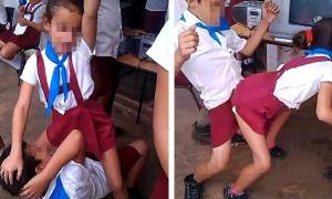 Σάλος με αρρωστημένο βίντεο που δείχνει μικρούς μαθητές να χορεύουν αισθησιακά! (video)