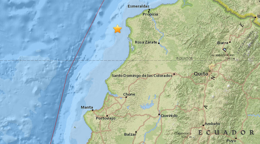 Ισχυρός σεισμός 6,2 Ρίχτερ στον Ισημερινό – Φόβοι για τσουνάμι