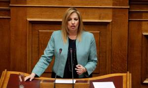 Βουλή - Γεννηματά: Δώστε λύση, αλλιώς φύγετε κ. Τσίπρα