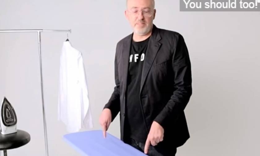 Το απόλυτο κόλπο: Πώς να σιδερώσεις ένα πουκάμισο σε μόλις 90 δεύτερα (video)