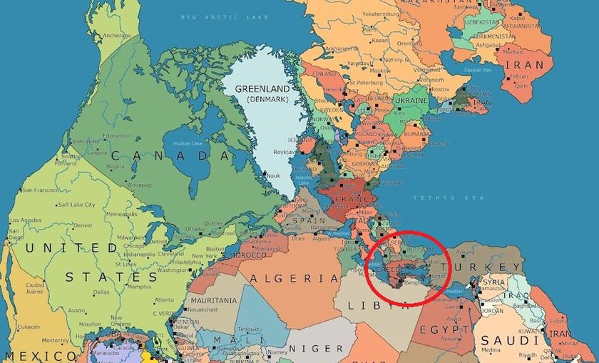 Viral: Ο χάρτης των κρατών αν η γη δεν είχε διαχωριστεί σε ηπείρους – Δείτε την Ελλάδα στον χάρτη