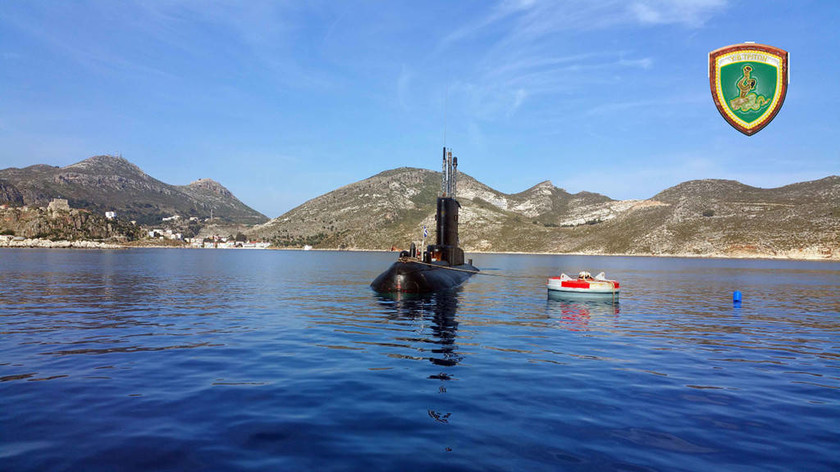 Τα υποβρύχια «Αμφιτρίτη» και «Τρίτων» αναδύθηκαν στο Καστελόριζο (pics)