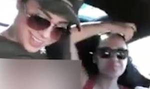 Έβγαλε το στήθος της έξω από το αυτοκίνητο και προκάλεσε… χάος! (videos)