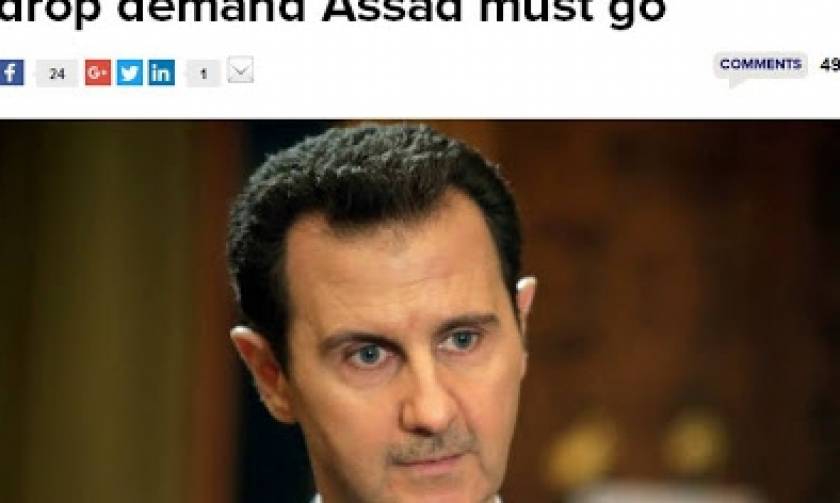 Πρώην σύμβουλος Ομπάμα: Οι ΗΠΑ να εγκαταλείψουν την ιδέα απομάκρυνσης του Άσαντ