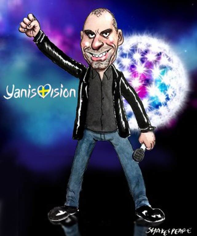 Ο Βαρουφάκης πήρε το σακίδιό του και πήγε… Eurovision (photo)