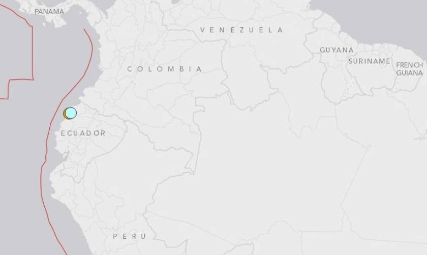 Νέα ισχυρή σεισμική δόνηση στον Ισημερινό
