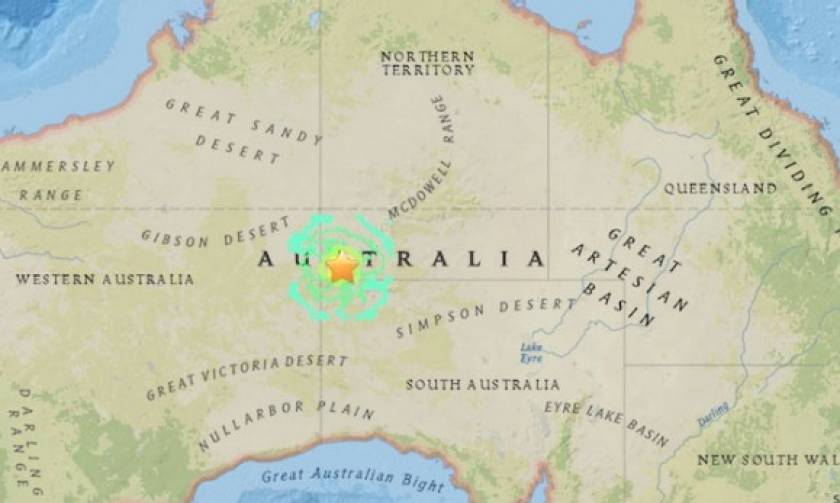 Ισχυρός σεισμός 5,9 Ρίχτερ στην κεντρική Αυστραλία (Pics)