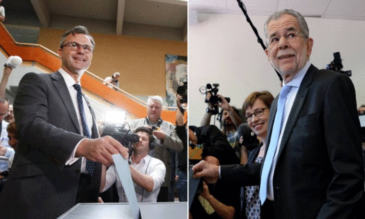 Θρίλερ στην Αυστρία: Μάχη στήθος με στήθος για τους δύο υποψήφιους για την προεδρία