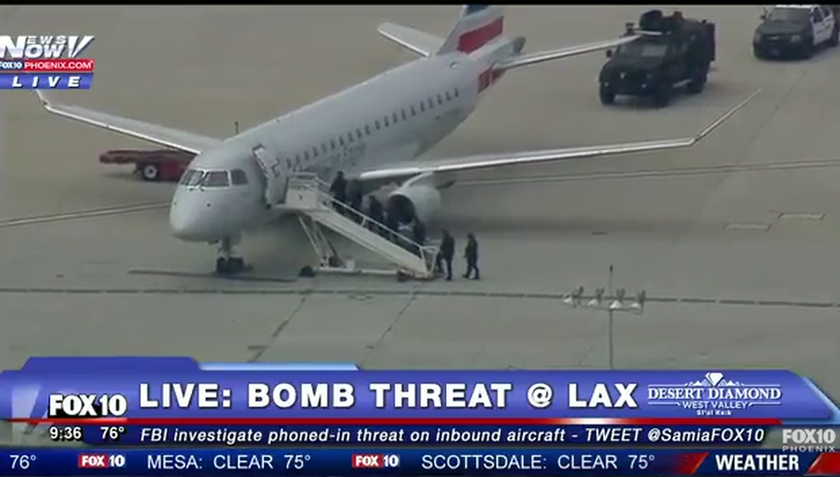 ΗΠΑ: Απειλή για βόμβα σε αεροσκάφος στο αεροδρόμιο του Λος Άντζελες