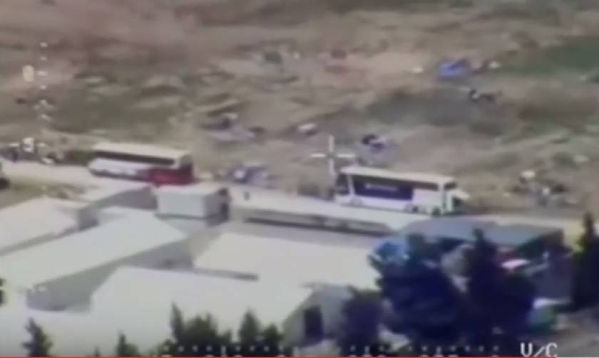 Εκκένωση Ειδομένης: Νέα πλάνα της επιχείρησης από ελικόπτερο της ΕΛ.ΑΣ. (vid)