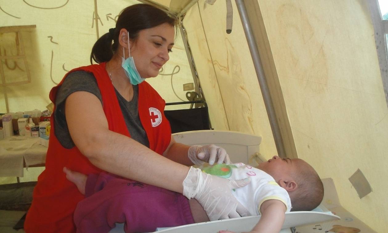 Ερυθρός Σταυρός: Υγειονομική κάλυψη στα παιδιά προσφύγων στον Κατσικά Ιωαννίνων