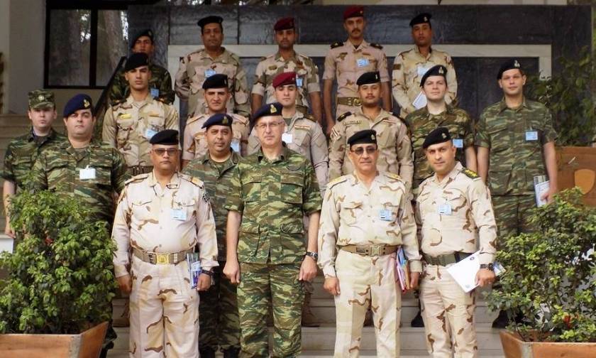 Εκπαίδευση Ιρακινών αξιωματικών στην Σχολή Μηχανικού του στρατού (pics)
