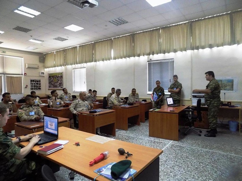 Εκπαίδευση Ιρακινών αξιωματικών στην Σχολή Μηχανικού του στρατού