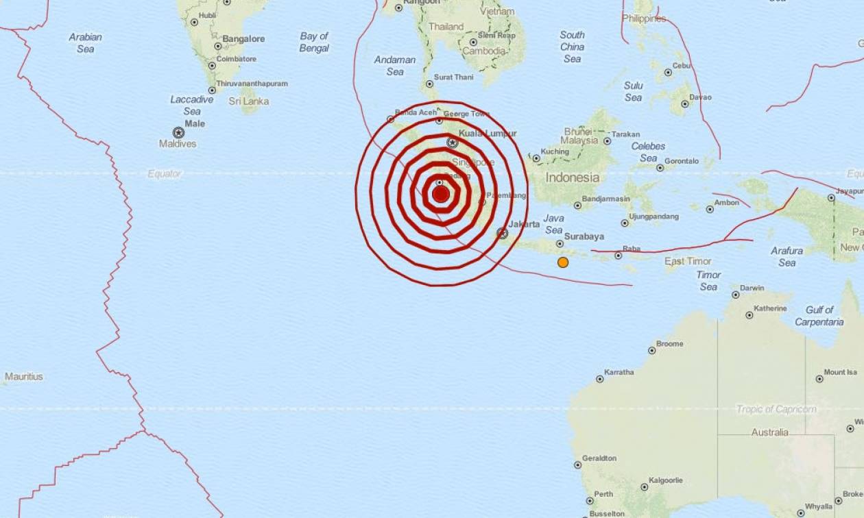 Σεισμός τώρα: 6,5 Ρίχτερ στην Ινδονησία
