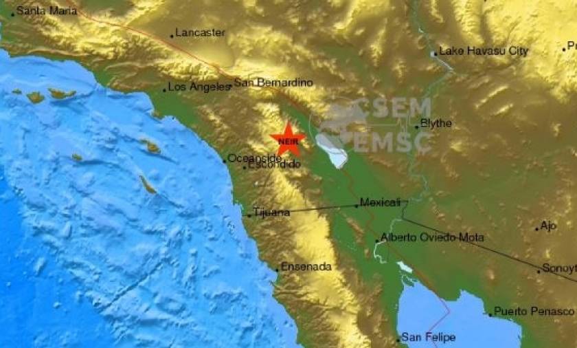 Σεισμός 5,2 Ρίχτερ στη νότια Καλιφόρνια