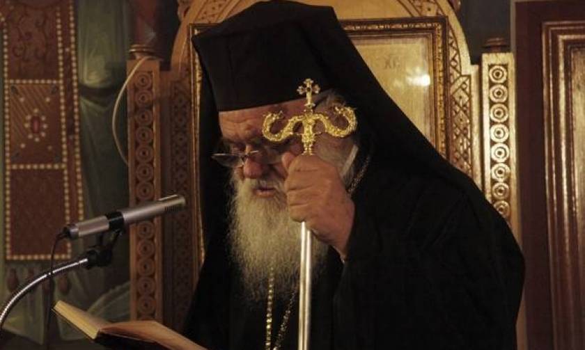 Ο Αρχιεπίσκοπος Ιερώνυμος στην ιερά μονή Άξιον Εστίν