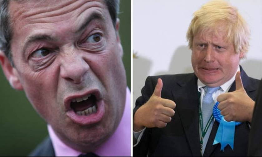 Δημοψήφισμα Βρετανία: Παραδοχή ήττας του Brexit από Φάρατζ και Τζόνσον;