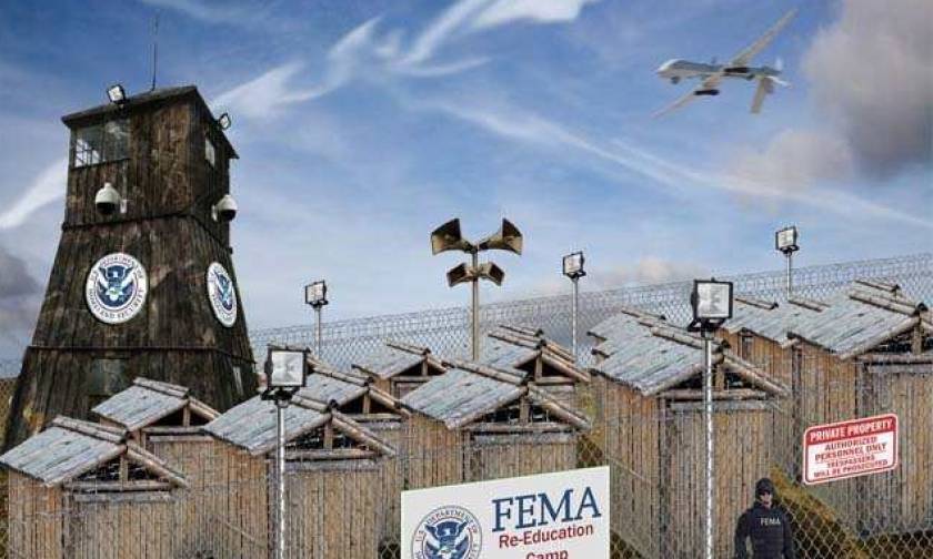 Βίντεο από το νέο στρατόπεδο της FEMA στο Τέξας