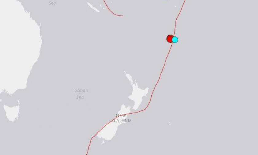 Ισχυρός σεισμός 6,3 Ρίχτερ ανοιχτά της Νέας Ζηλανδίας