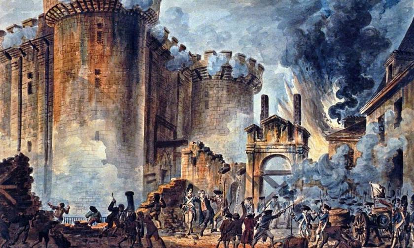 Σαν σήμερα το 1789 η άλωση της Βαστίλης που σηματοδότησε την έναρξη της Γαλλικής Επανάστασης