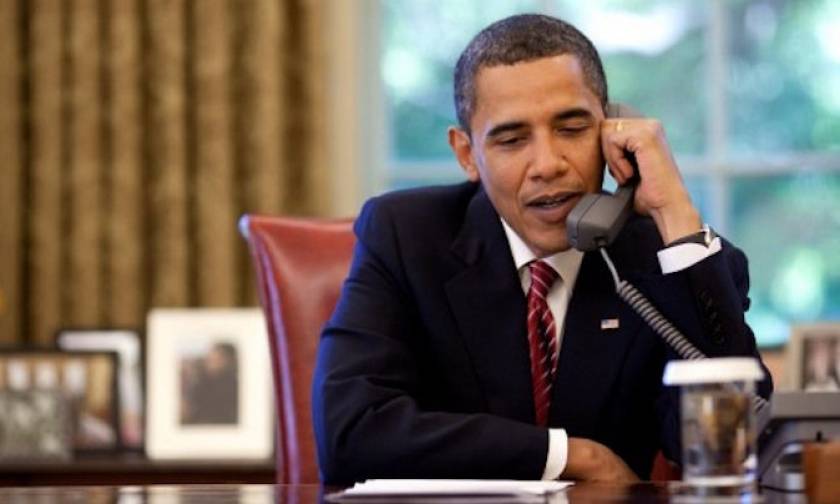 Τηλεφωνική επικοινωνία Ομπάμα - Μέι