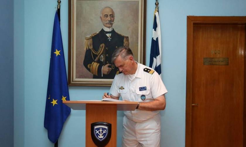 Συνάντηση Αρχηγού ΓΕΝ με τον Διοικητή Standing NATO Maritime Group 2