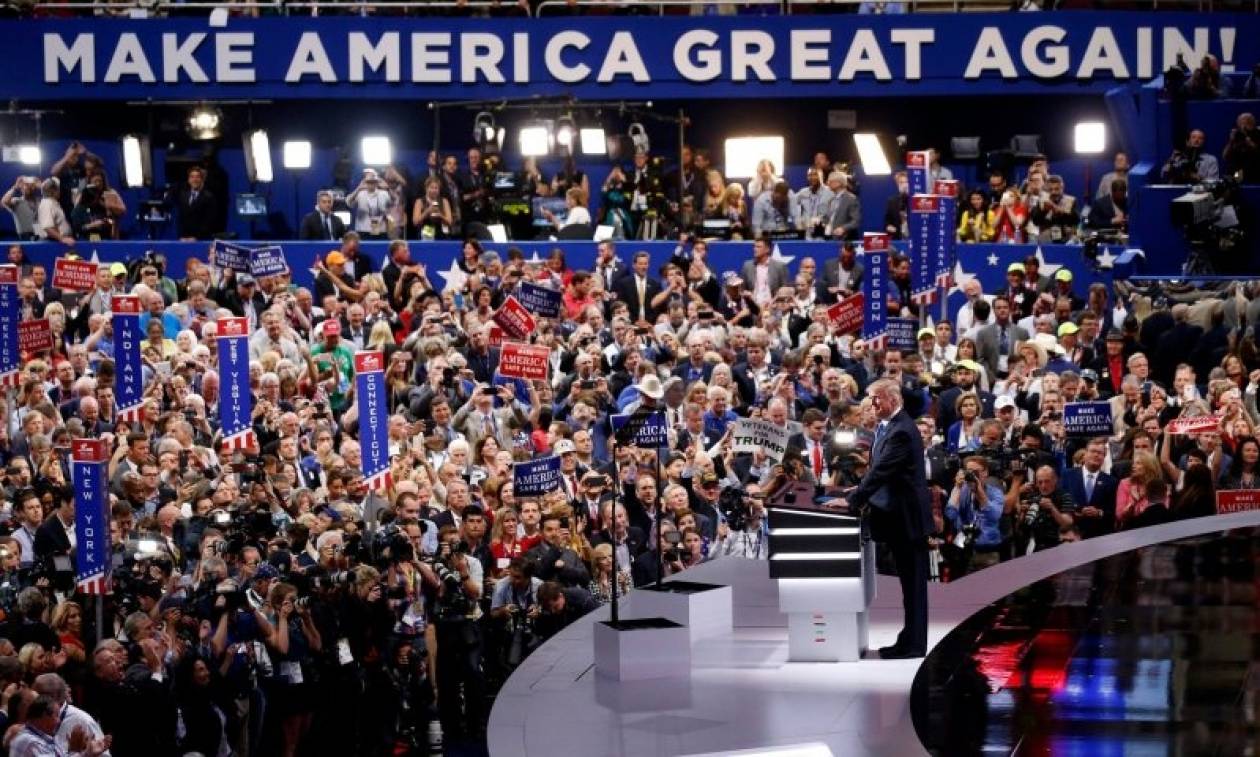 ΗΠΑ: Υπόσχεση νίκης έδωσε ο Ντόναλντ Τραμπ στο κεντρικό συνέδριο των Ρεπουμπλικάνων (Vids)