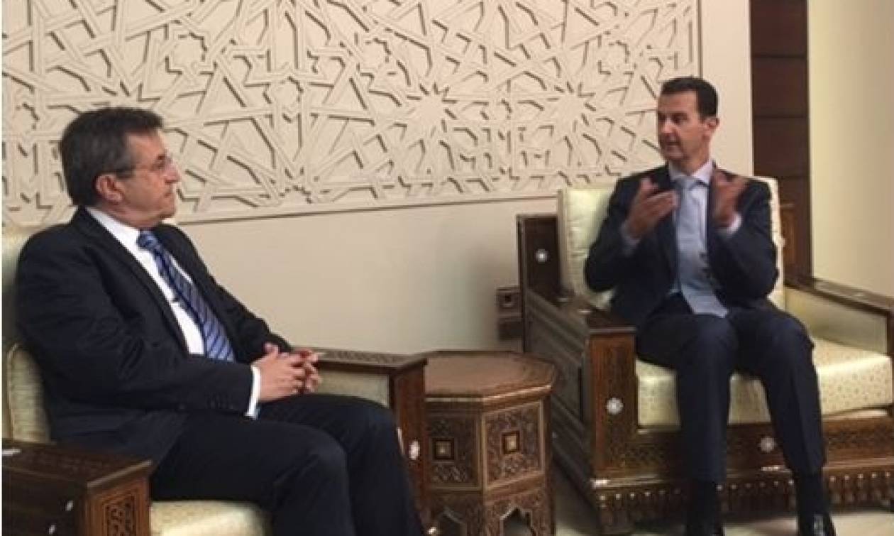 Επίσκεψη Νικολόπουλου στη Συρία – Συνάντηση με τον Μπασάρ αλ Άσαντ