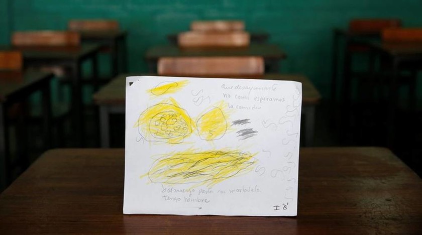 Εικόνες «γροθιά» στο στομάχι: Παιδιά που λιμοκτονούν ζωγραφίζουν τι έφαγαν σήμερα… 