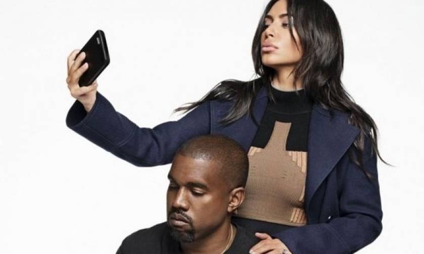 Φωτογραφίες που ΠΡΕΠΕΙ να δεις: Kim & Kanye ποζάρουν μαζί στο φακό του Karl Lagerfeld