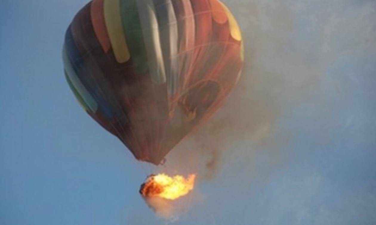 Ελεύθερη πτώση αερόστατου δεκαέξι νεκροί