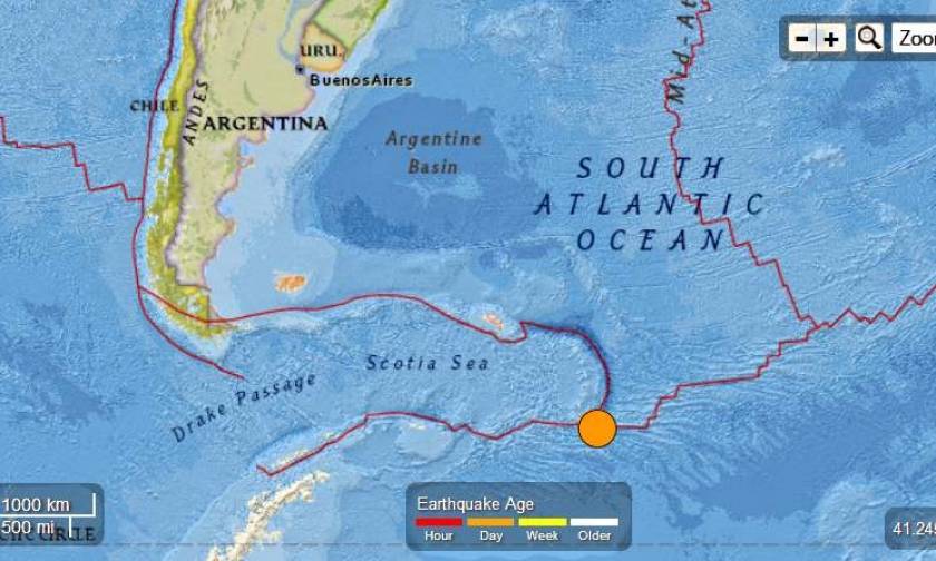 Σεισμός 5,8 Ρίχτερ στα νησιά Σάντουιτς