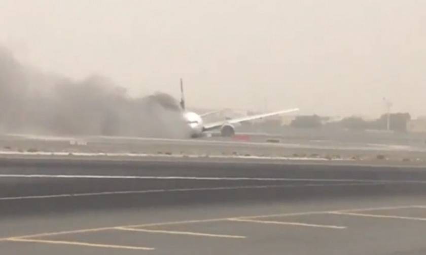 Βίντεο - σοκ από το Ντουμπάι: Η στιγμή της έκρηξης στο αεροσκάφος (photos)