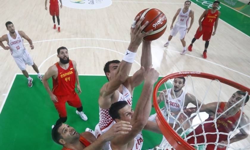 Ολυμπιακοί Αγώνες 2016 - Μπάσκετ: Μεγάλη νίκη της Κροατίας επί της Ισπανίας με 72-70
