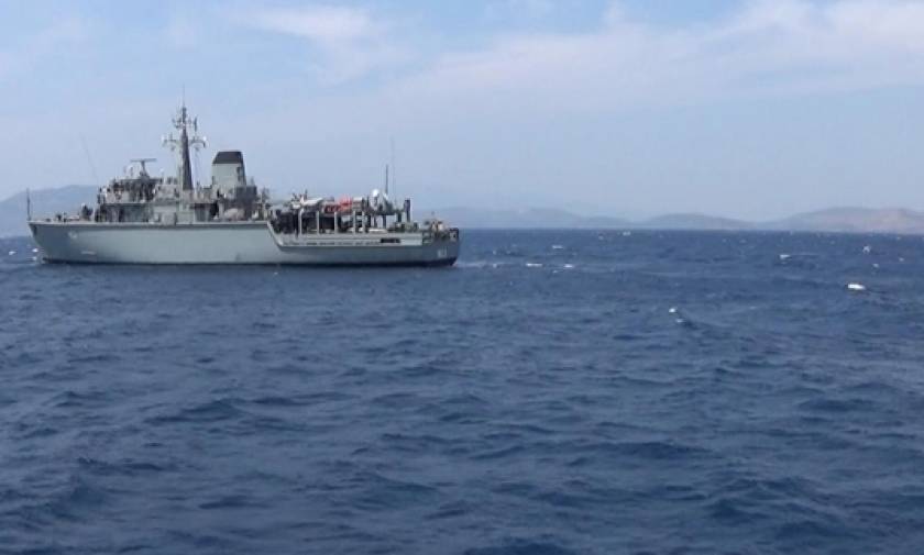 Πολεμικό Ναυτικό: Συμμετοχή ναρκοθηρευτικού σε επιχείρηση διάσωσης