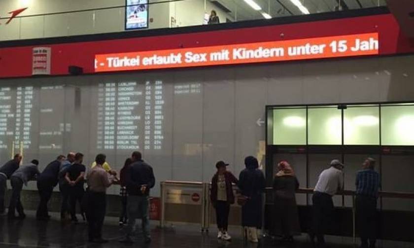 Μήνυμα-σοκ στο αεροδρόμιο της Βιέννης για την Τουρκία