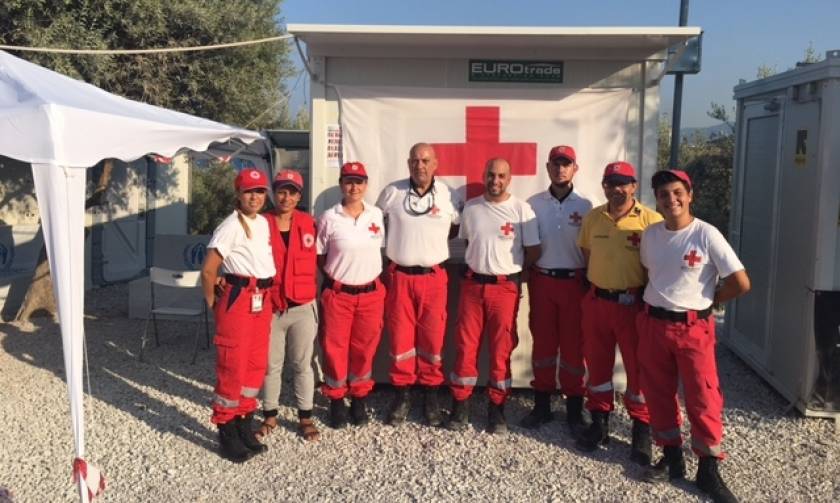 Στη Μυτιλήνη ο Ελληνικός Ερυθρός Σταυρός – Υπηρεσίες Υγείας για τους πρόσφυγες