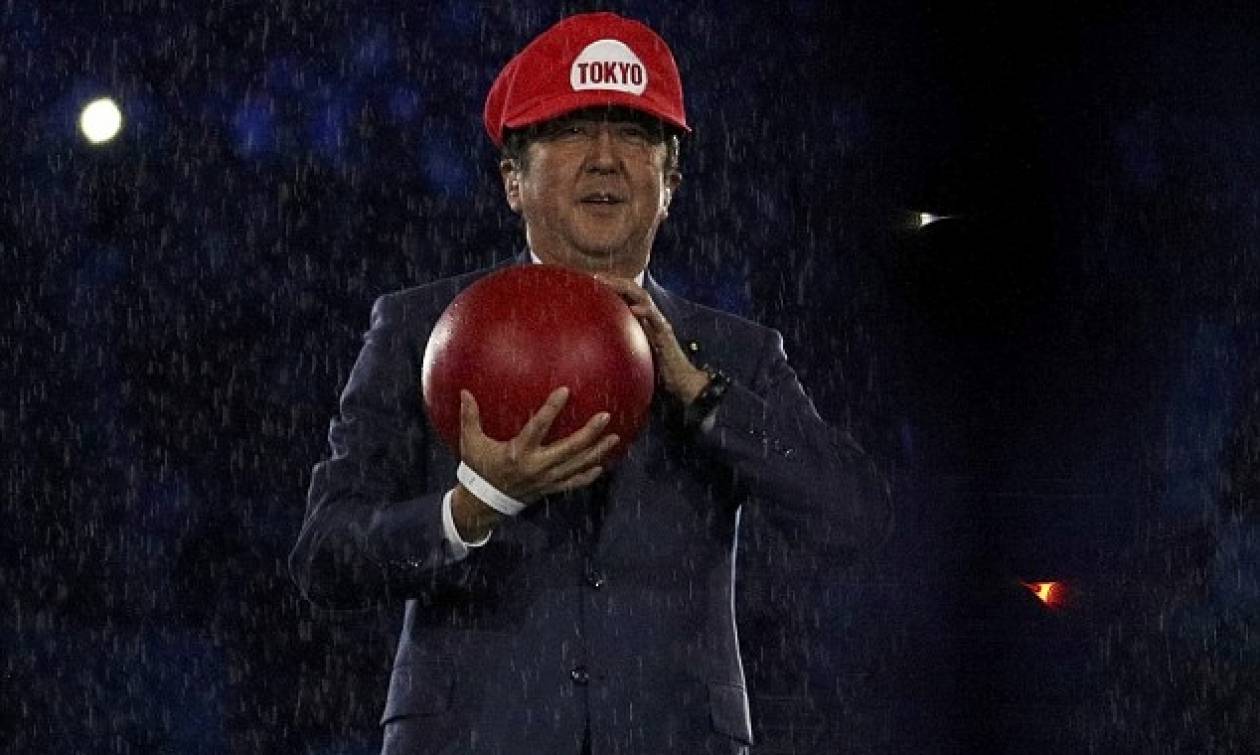 Ρίο 2016 - Τελετή λήξης: Ο Ιάπωνας πρωθυπουργός έκανε θραύση σε ρόλο... «Super Mario» (pics+vid)