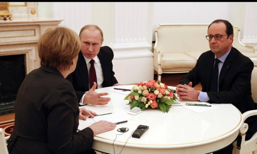 Συνάντηση Πούτιν - Μέρκελ - Ολάντ τον Σεπτέμβριο
