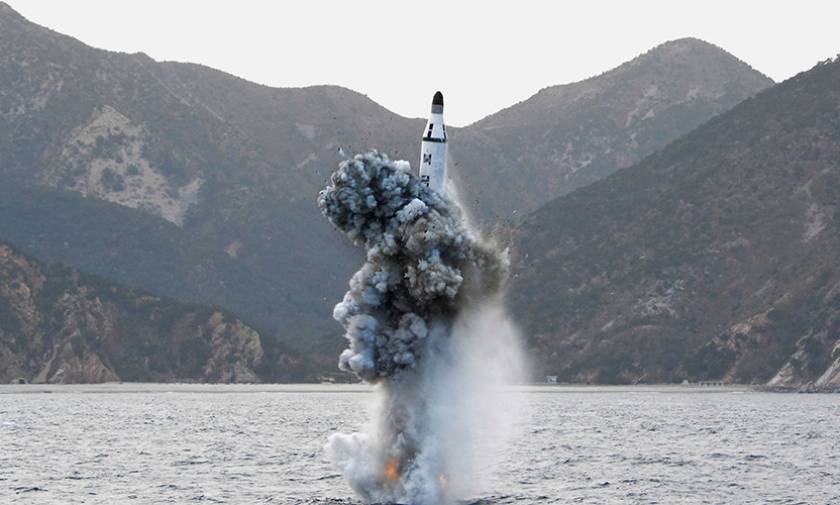 Η Βόρεια Κορέα εκτόξευσε βαλλιστικό πύραυλο από υποβρύχιο