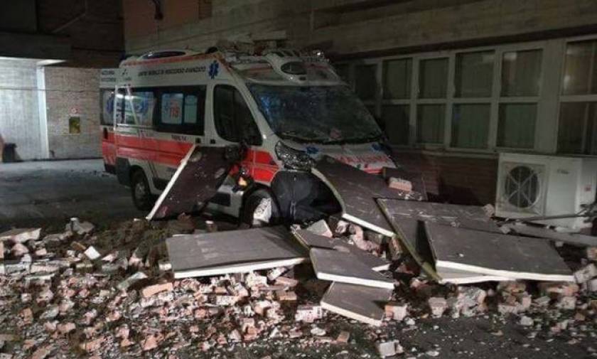 Σεισμός στην Ιταλία: Μεγάλο μέρος του χωριού Αματρίτσε δεν υπάρχει πια