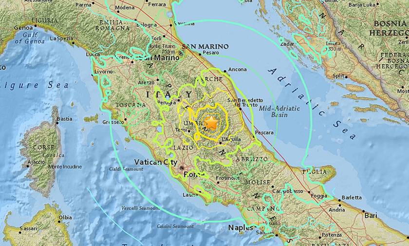 Νέος σεισμός 4,3 Ρίχτερ στην Ιταλία
