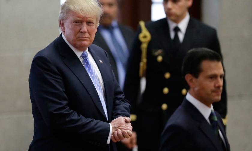 Μεξικό-ΗΠΑ: Τραμπ και Πένια Νιέτο «συζήτησαν» για το τείχος στα σύνορα των δύο κρατών (Vid)
