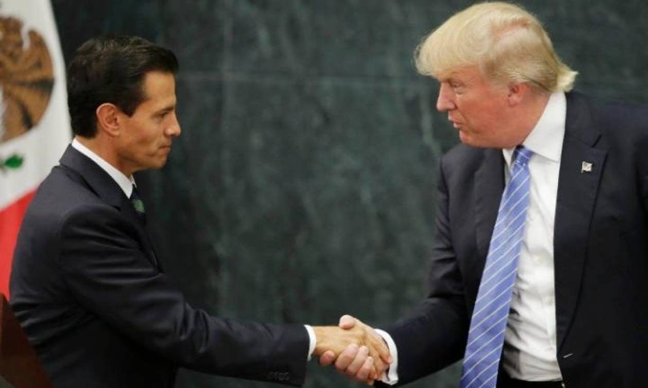 Μεξικό: Ο πρόεδρος Πένια Νιέτο διαψεύδει τον Τραμπ για τον φράχτη κατά της μετανάστευσης (Vid)