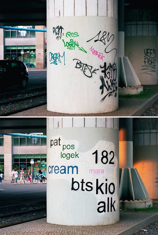 Αυτός ο «σπασίκλας» ξαναζωγραφίζει τα άσχημα γκράφιτι για να τα κάνει πιο ευανάγνωστα (Pics) 