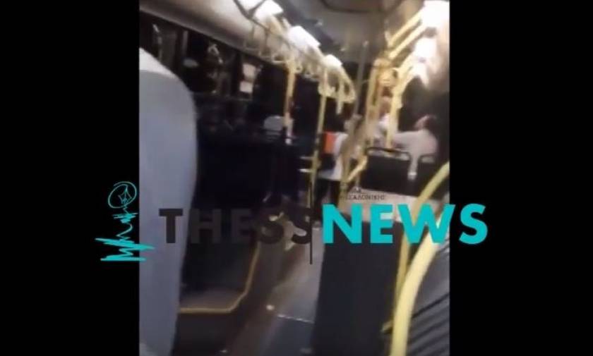 Θεσσαλονίκη: Άγριος καυγάς επιβάτη - ελεγκτή σε λεωφορείο του ΟΑΣΘ (video)
