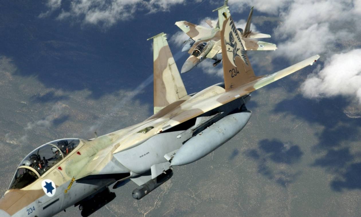Ισραηλινά μαχητικά βομβάρδισαν θέσεις του στρατού της Συρίας
