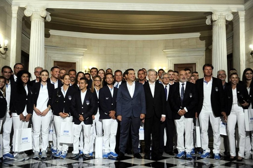 Συνάντηση Τσίπρα με Ολυμπιονίκες: Τι είπε σε Γιαννιώτη, Κορακάκη και πολίστες (photo)