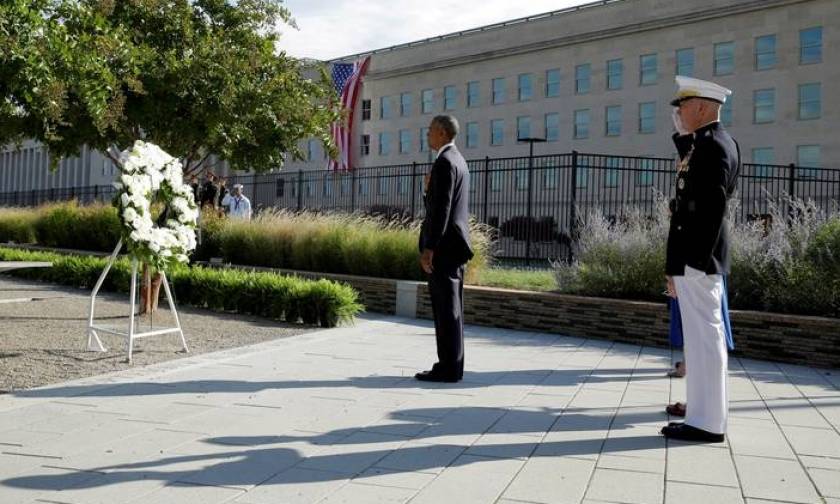 «Δεν θα ξεχάσουμε ποτέ». Συγκινημένος ο Ομπάμα απέτισε φόρο τιμής στα θύματα της 11ης Σεπτεμβρίου